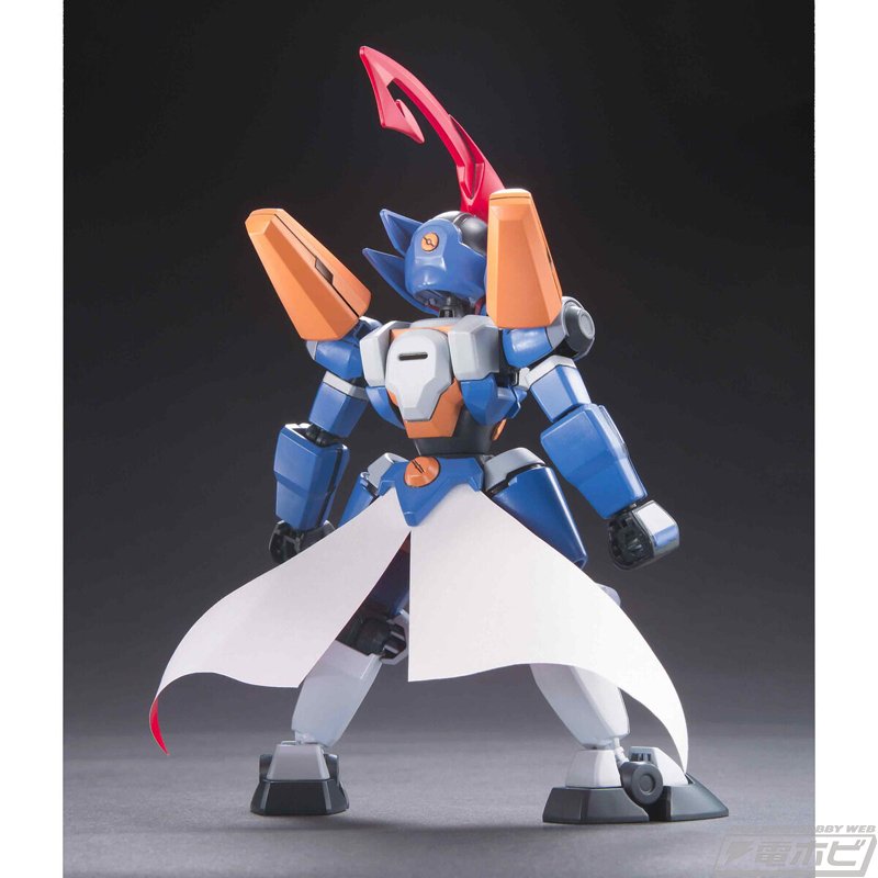 ダンボール戦機W』プラモデル「LBXエルシオン」と「LBX