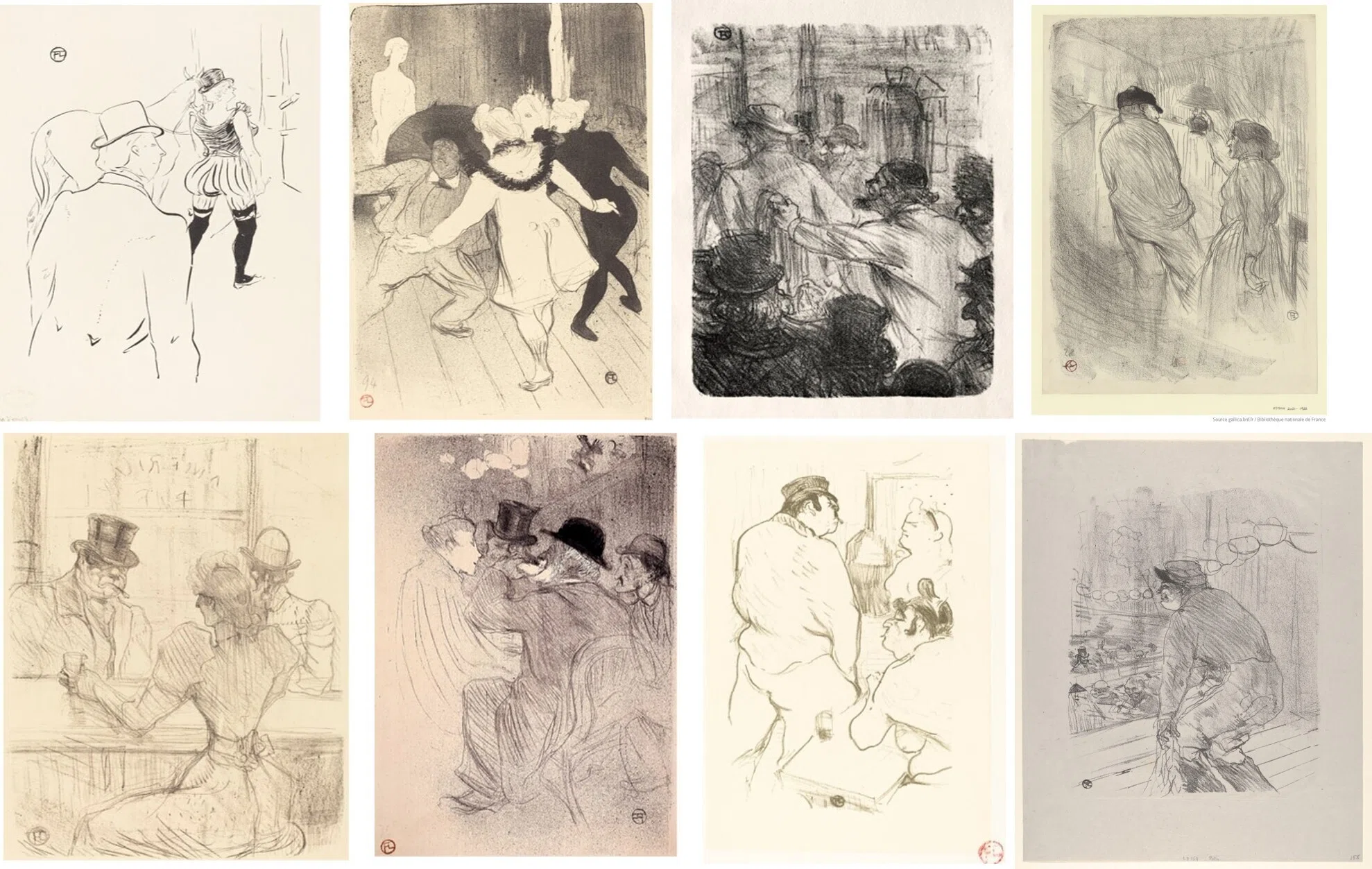 ロートレック展」SOMPO美術館：素描の量に驚き、”背中大好き（？）作家
