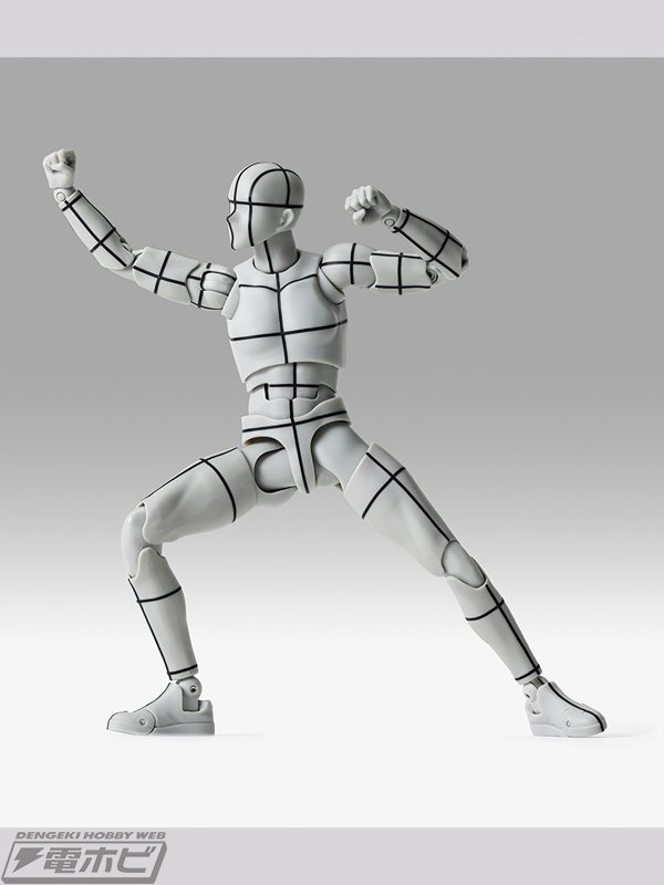 デッサンに最適な「S.H.Figuarts ボディくん＆ボディちゃん」の