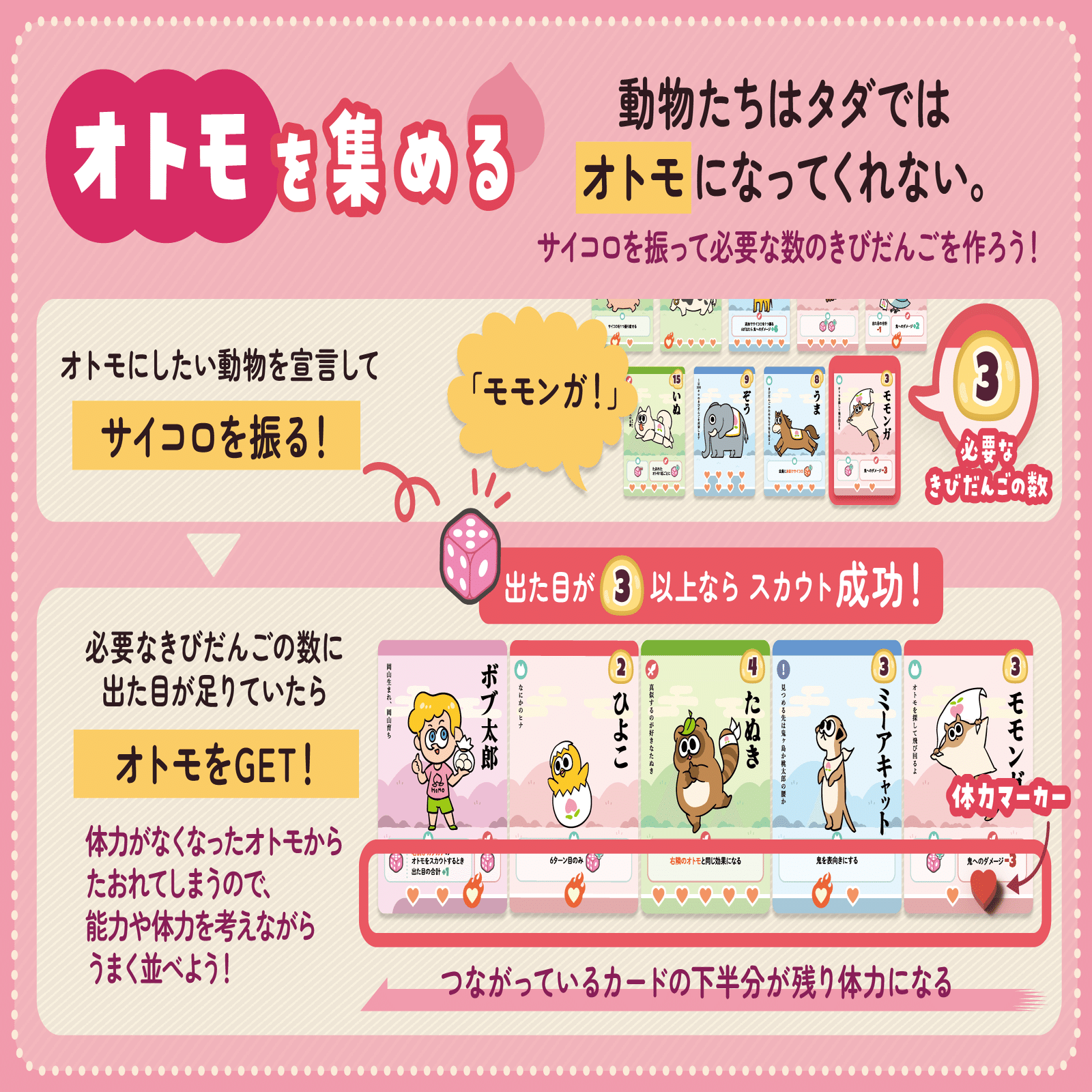 ゲムマ2024春新作「でめたろう」🍑🎲｜オ卓のみなさん