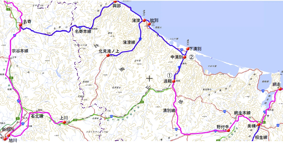 時刻表に乗る番外編 路線あれこれ #04 名寄本線｜松ヶ谷鉄道