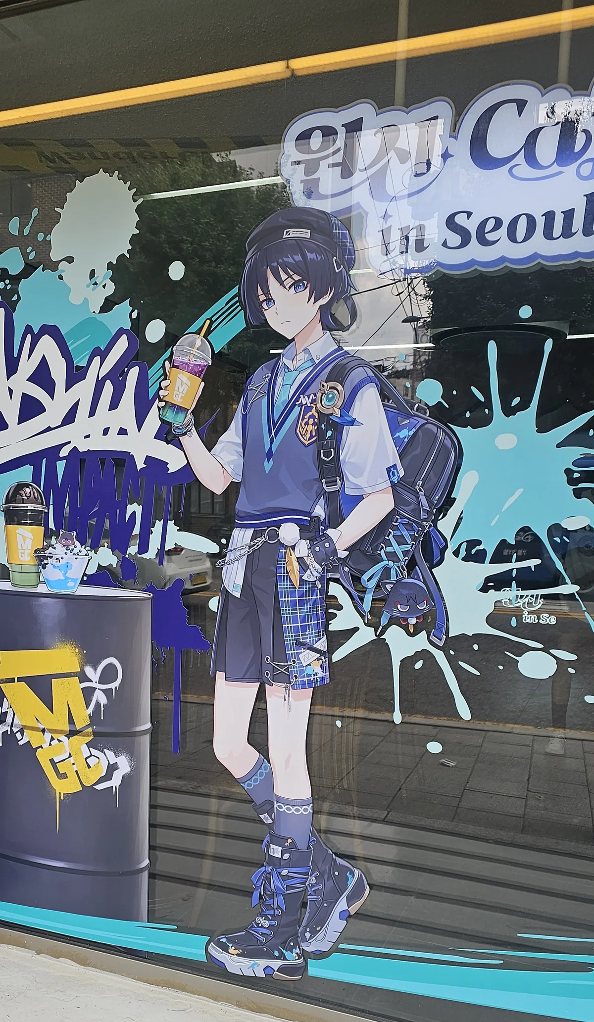 原神カフェinソウル 放浪者テーマ 240816,メガコーヒー原神コラボ 