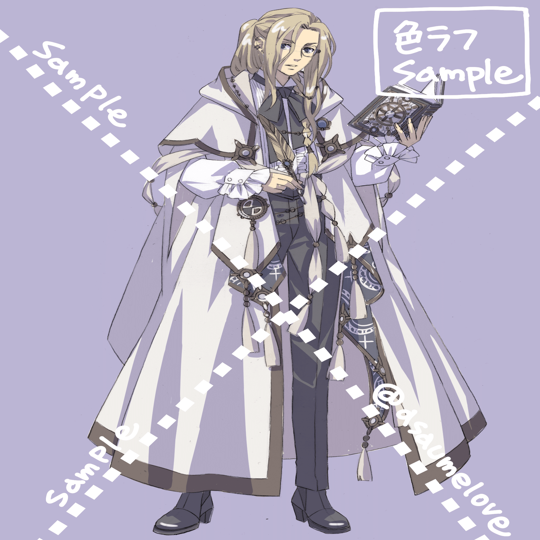 8月・色ラフ・完成まとめ ｜あさ・イラストレーター