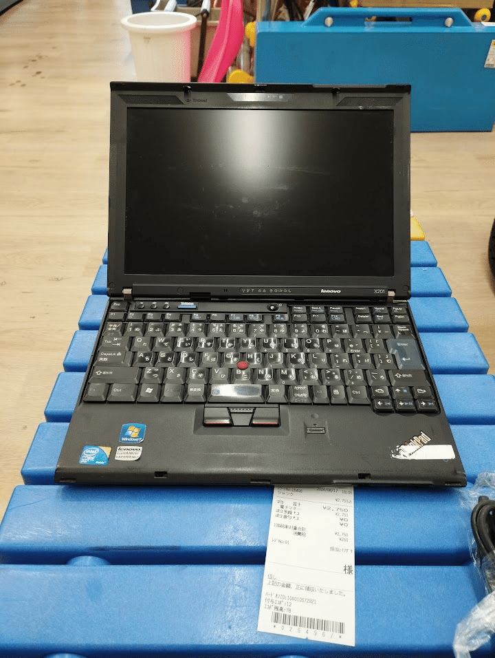 Lenovo - lenovo ThinkPad X201i ジャンクPC コレクション目的でジャンクなThinkPad X201を拾った(仕様確認編