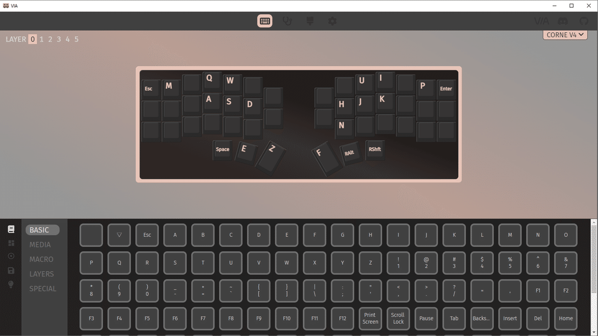アクション・音ゲー・格ゲー】Corne v4 Cherryで自作コントローラーを