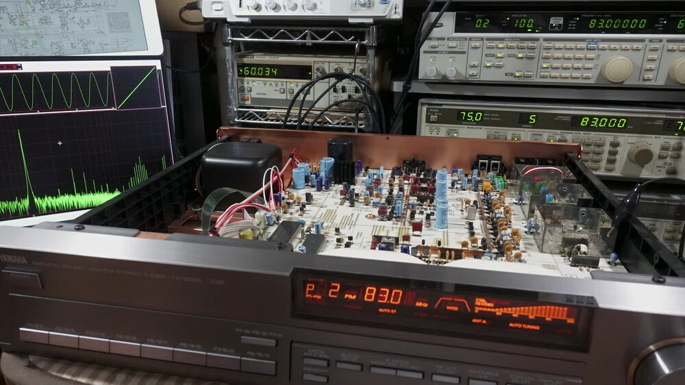 YAMAHA TX-2000 修理調整記録7｜BLUESS Laboratory