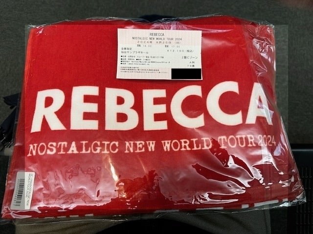 Amazon.co.jp: REBECCA 2024 ツアー ロングタオル レベッカ