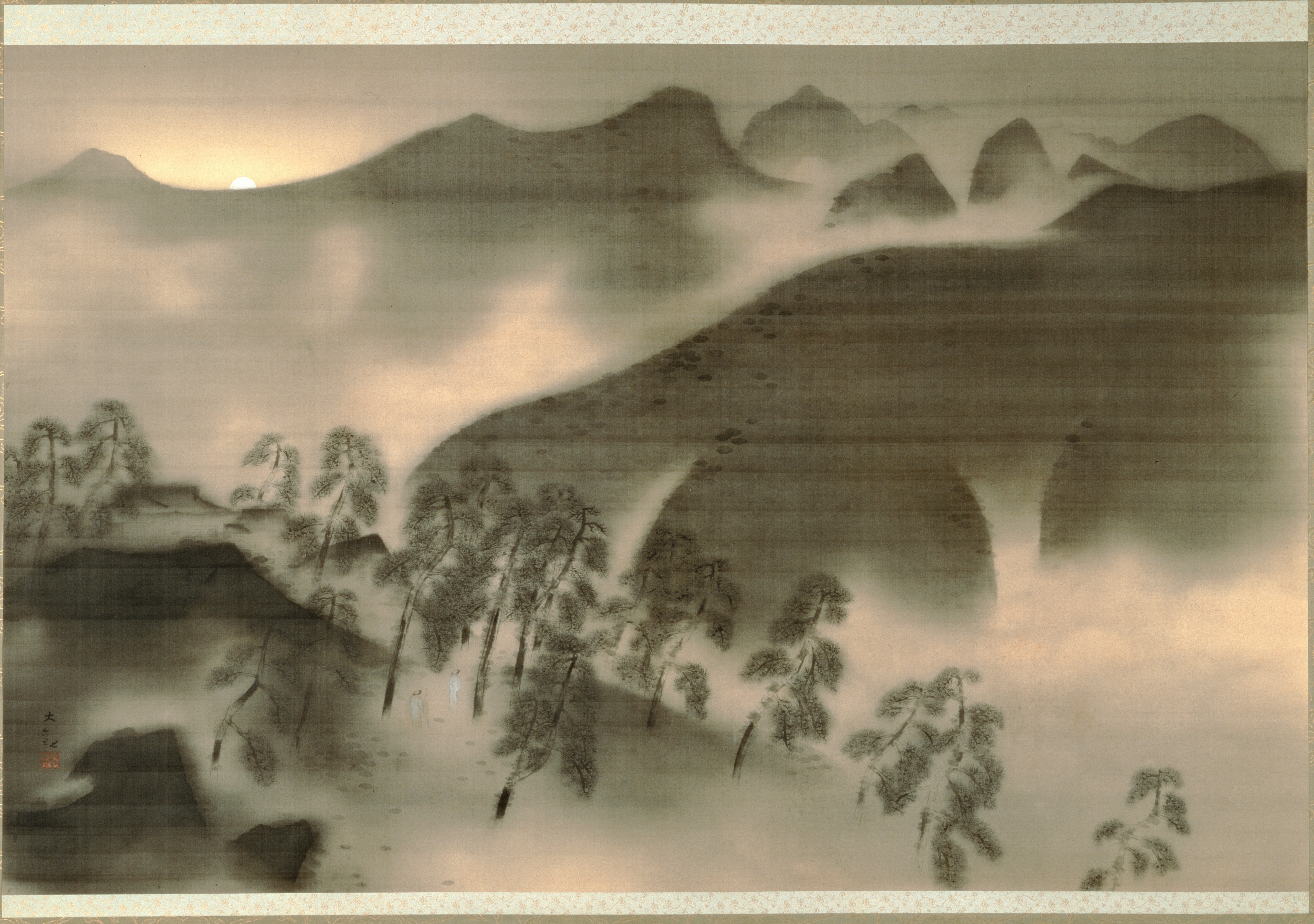 作品一覧】横山大観《月明》｜講談社野間記念館