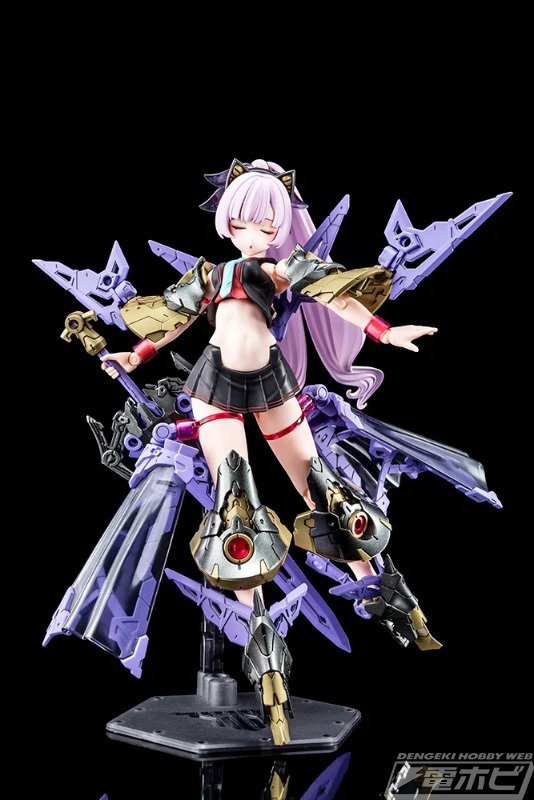 夜戦型をイメージしたガンメタリック装甲にチェンジ！『メガミ