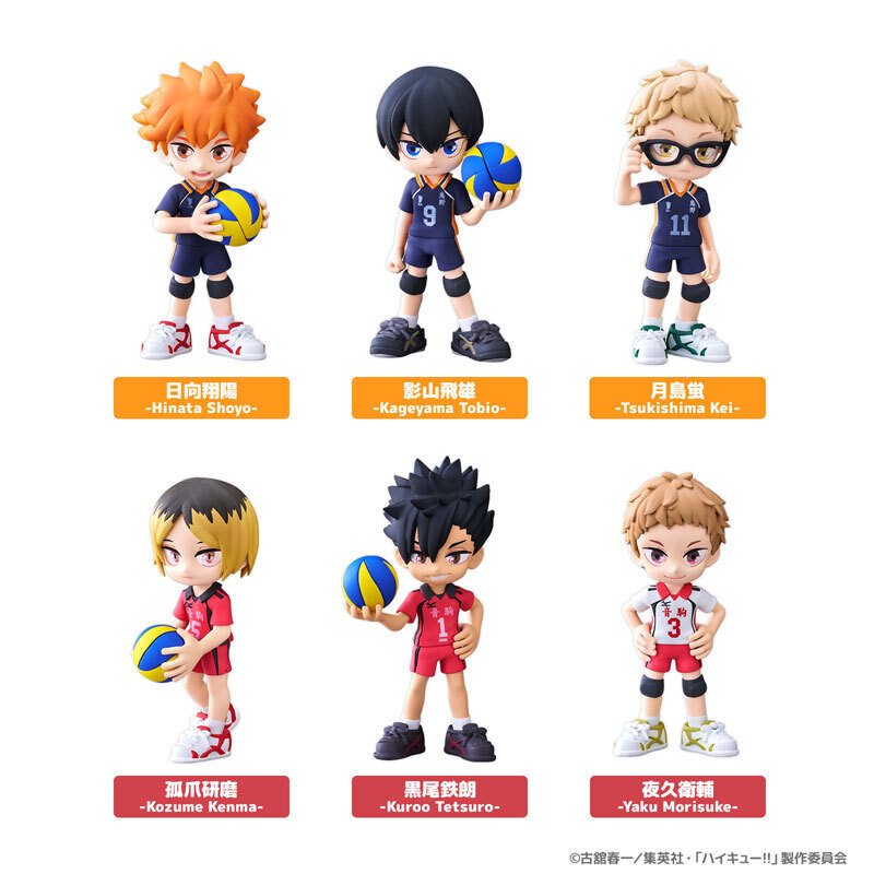 ハイキュー！！』日向翔陽、影山飛雄、月島蛍など6人のデフォルメ 