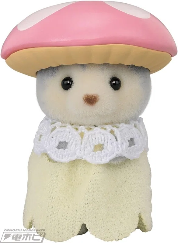 この可愛さには抗えない！赤ちゃん人形とお花畑テーマの小物セット