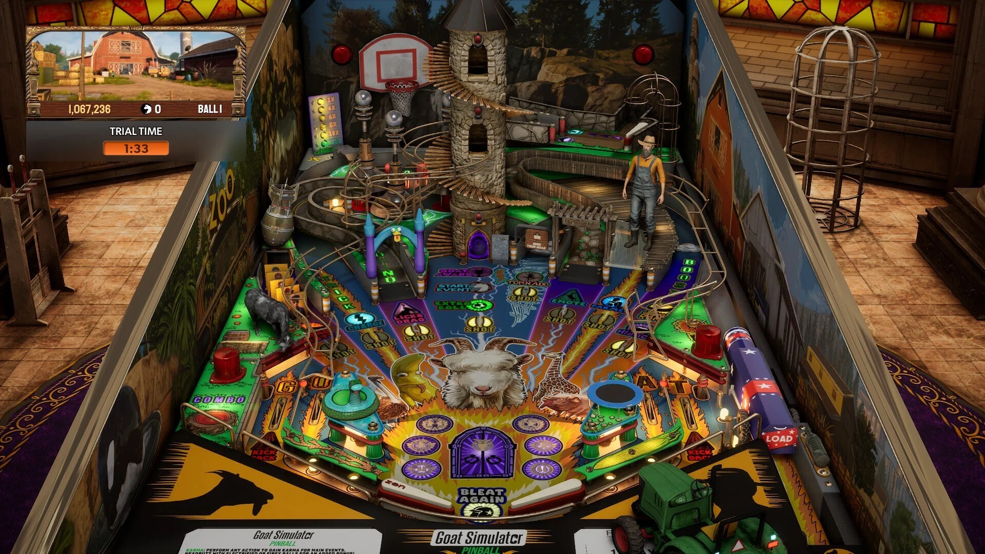 ヤギ愛好家によるヤギ愛好家のためのGoat Simulator Pinball簡易ルール