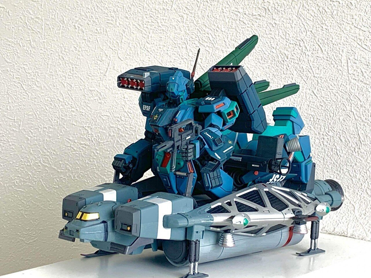 MGスタークジェガン1/100 ベースジャバー製作中途中経過