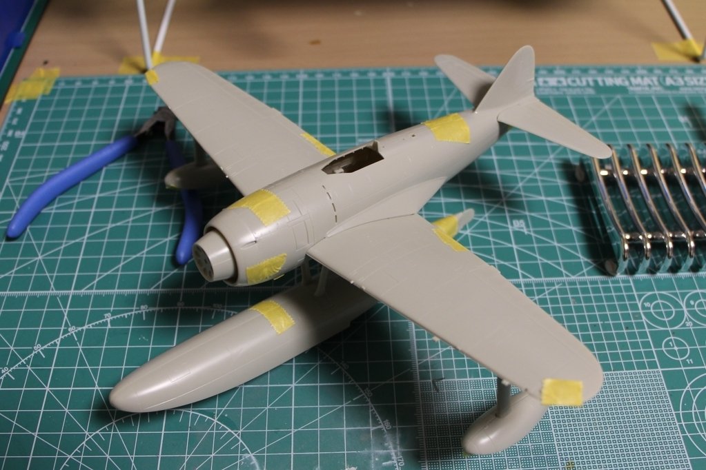 製作記事】タミヤ 1/48 水上戦闘機 強風 #01｜romi