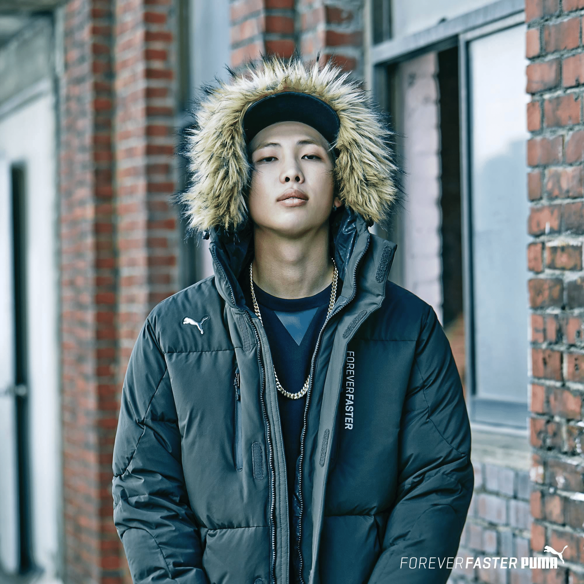 防弾少年団(BTS) - 【PUMA×BTS】BTS着用　オーバーサイズフーディー PUMA×BTS コラボパーカー プーマパーカー BTS着用 オーバー