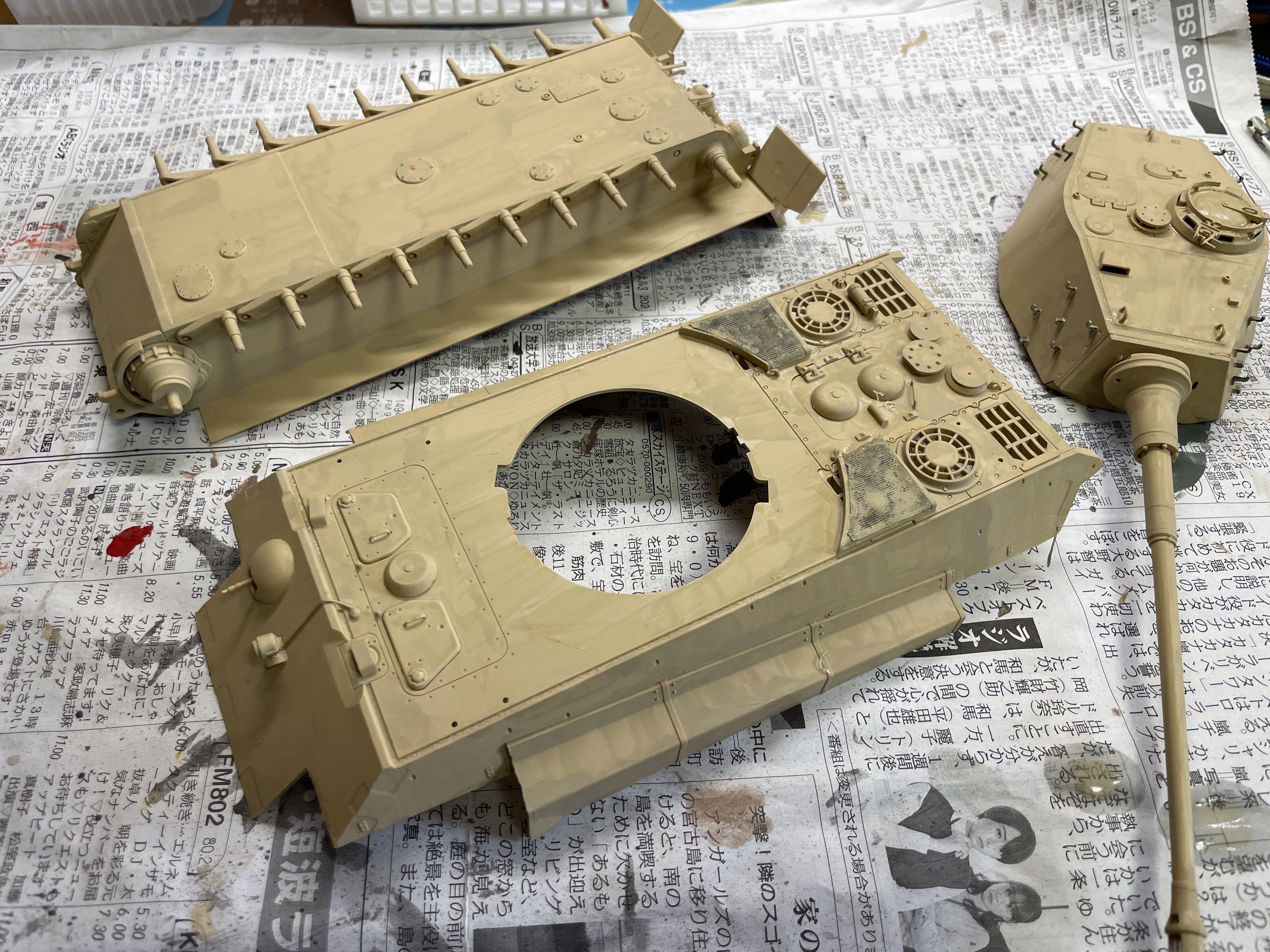 でっかいのを作る【キングティーガー】 Day3｜でこぽん