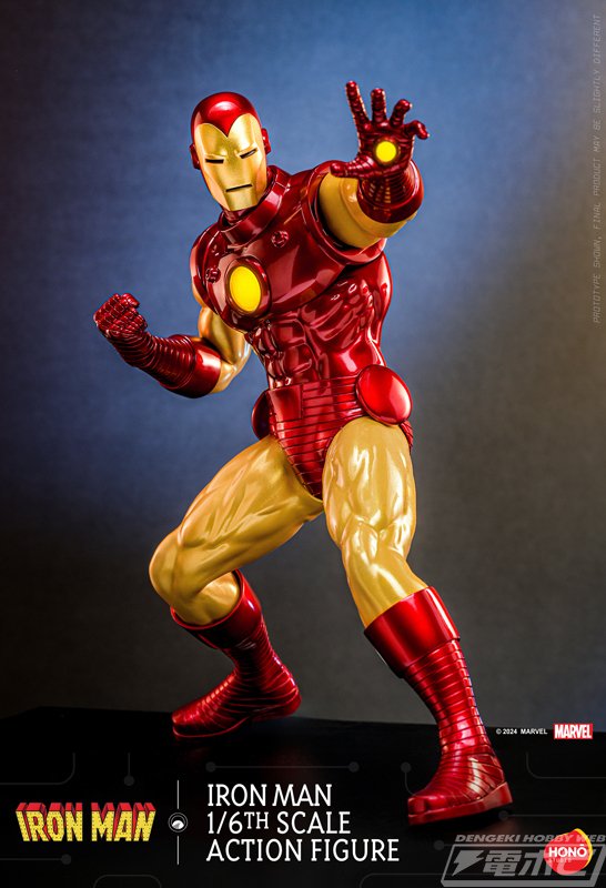 ホットトイズの「炎スタジオ」から、コミック版「アイアンマン」が全高