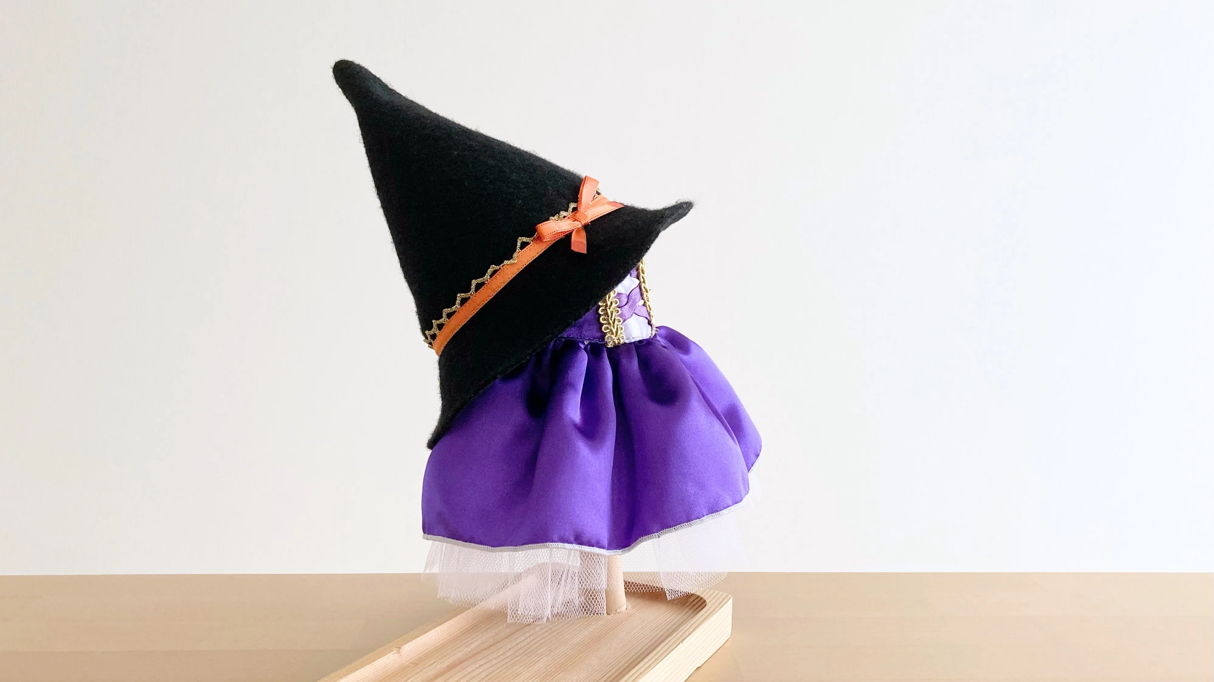 有料記事】型紙Sサイズ（頭位25-26㎝）ハロウィン＊魔女帽子の作り方