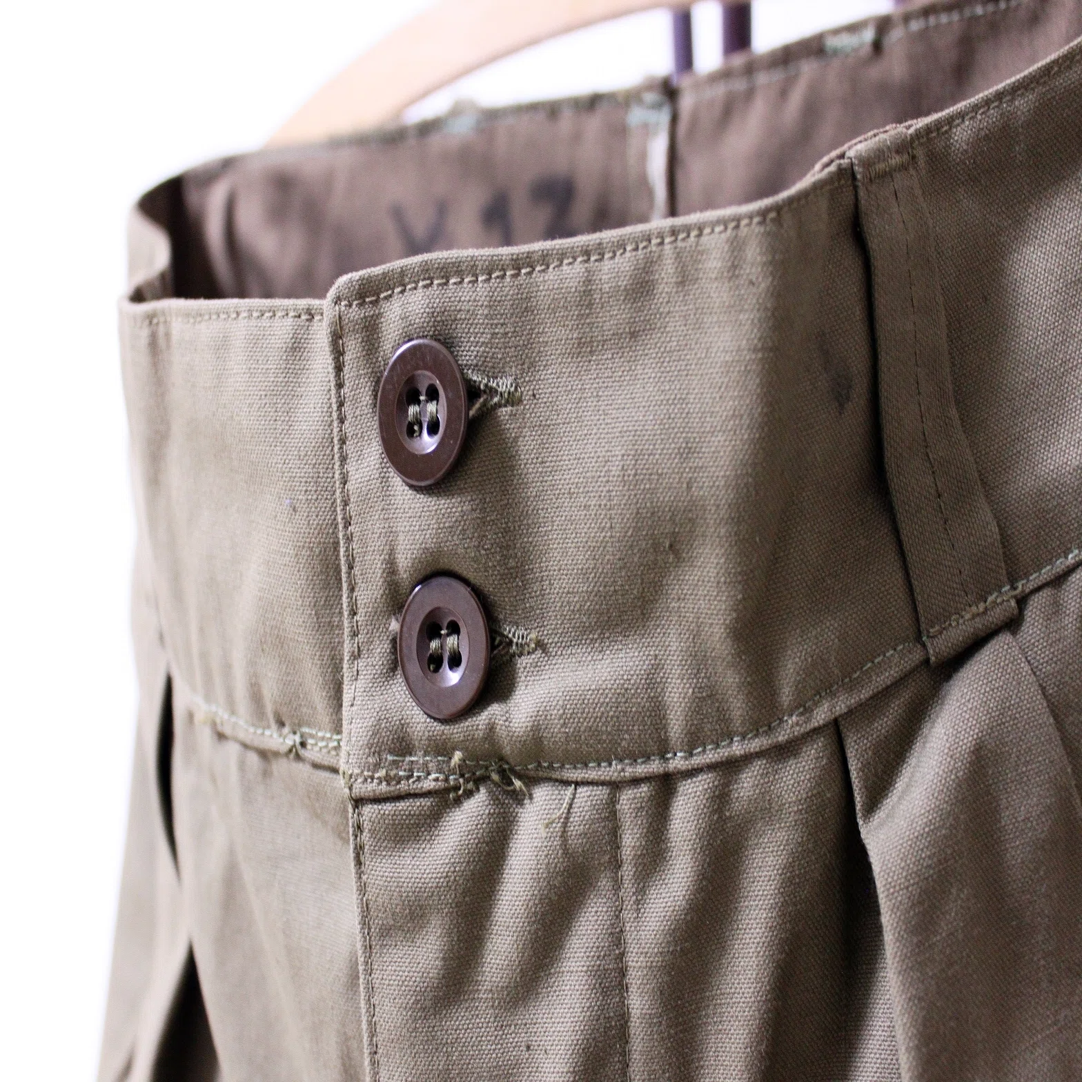 探してもみつからない古着 | 1955 FRENCH ARMY “Hopsack” M47 TROUSERS 