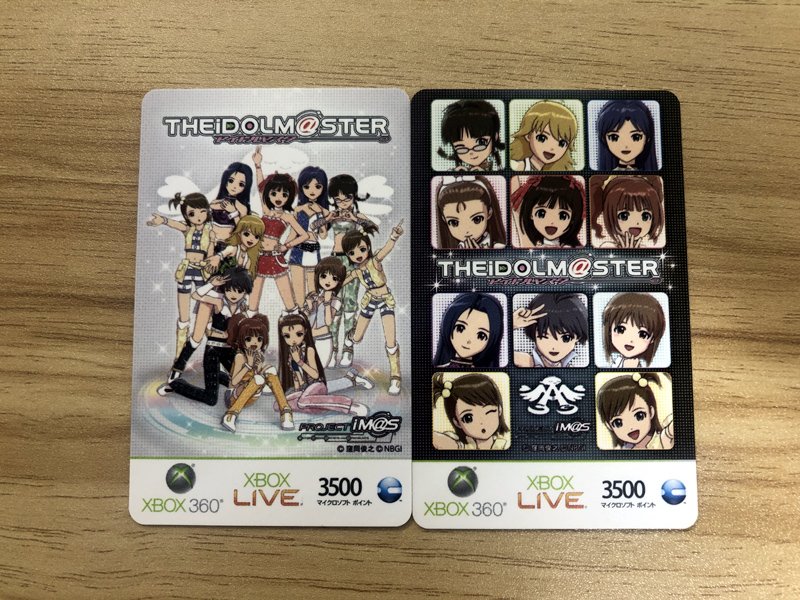 XBOX LIVE マイクロソフトポイント3500 アイドルマスター