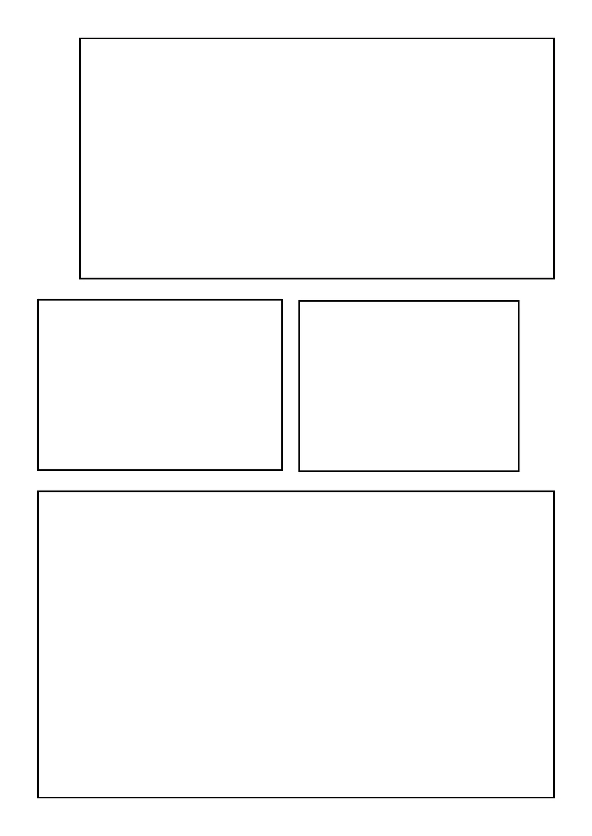 Anifusion のコマ割りの図