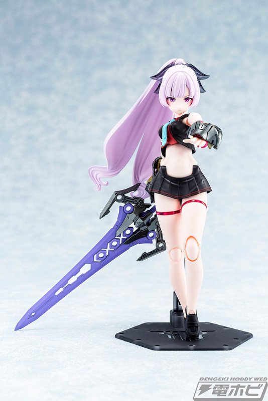 新設定の塗装済み顔パーツが3種付属！『メガミデバイス』BUSTER