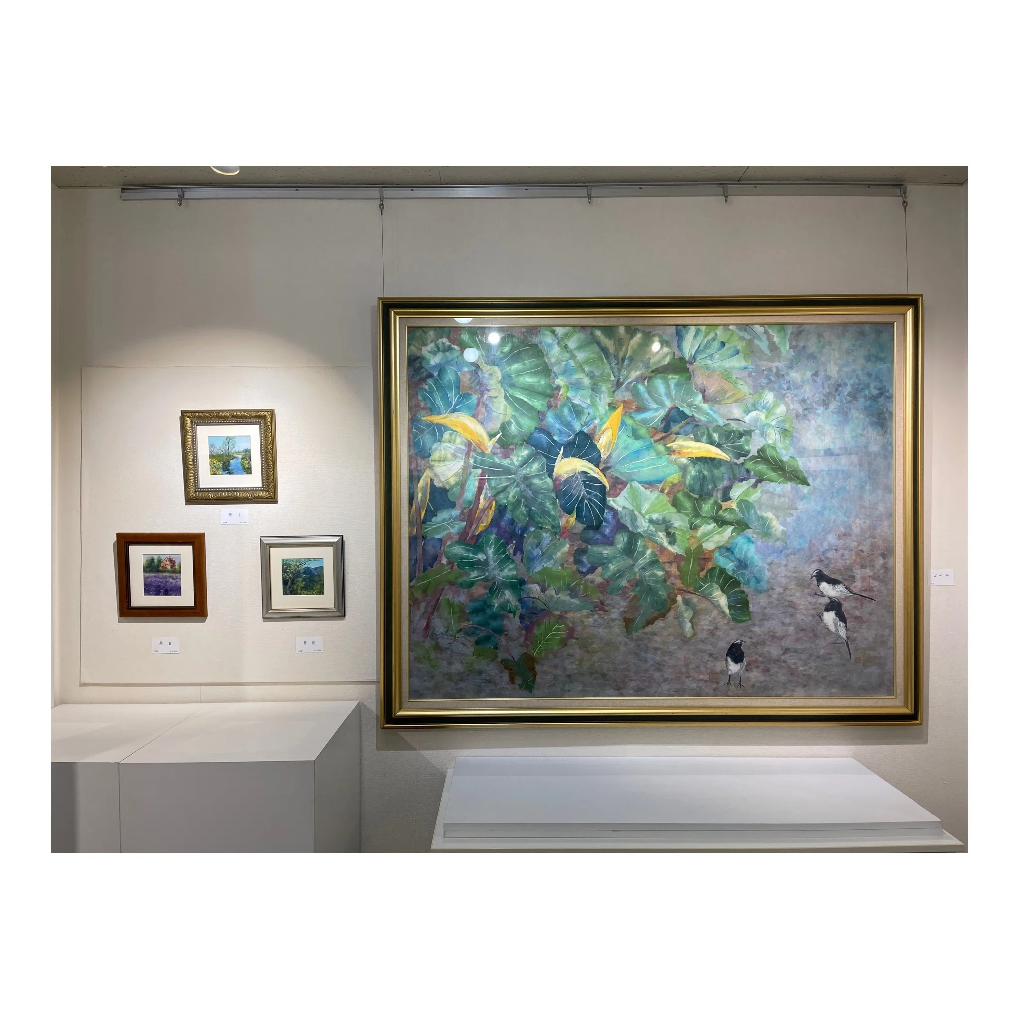 和紙ちぎり絵 阿部幸子紙彩画展｜Gallery美庵（びあん）