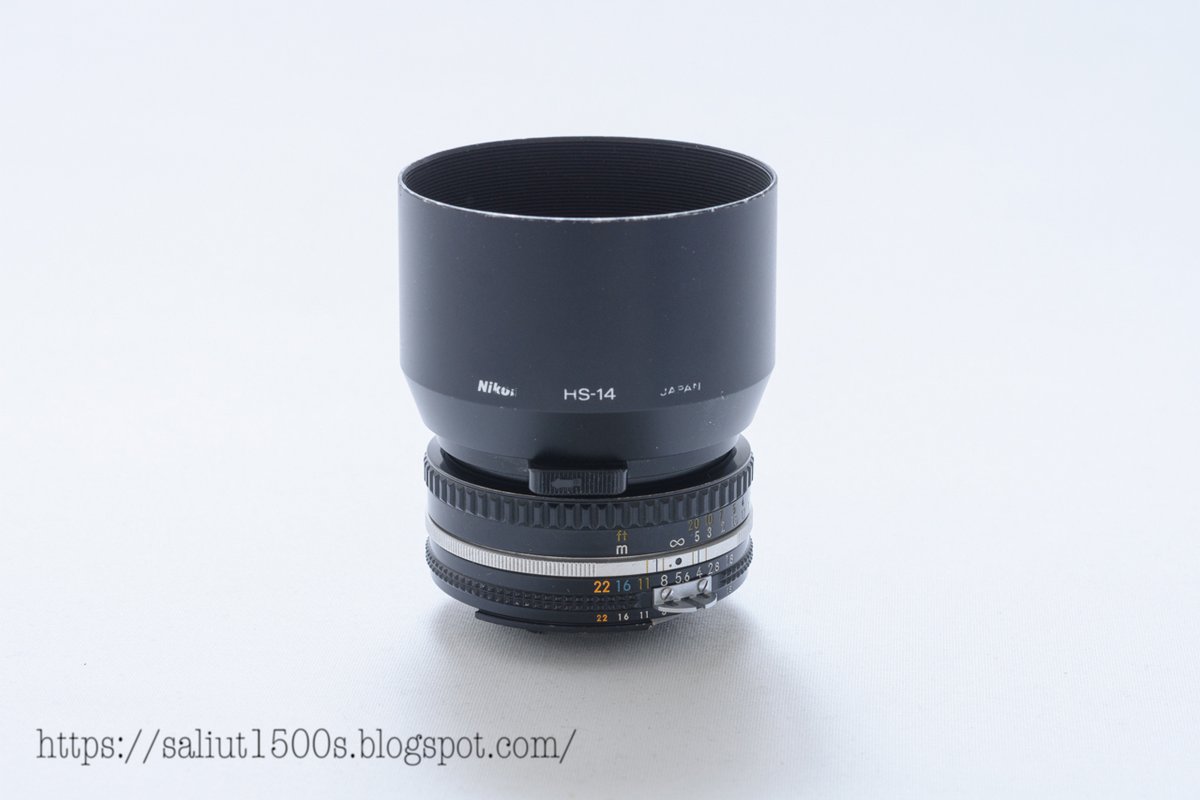 ニッコールレンズとレンズフードの話】『閃光のAI Nikkor 50mm F1.8S 