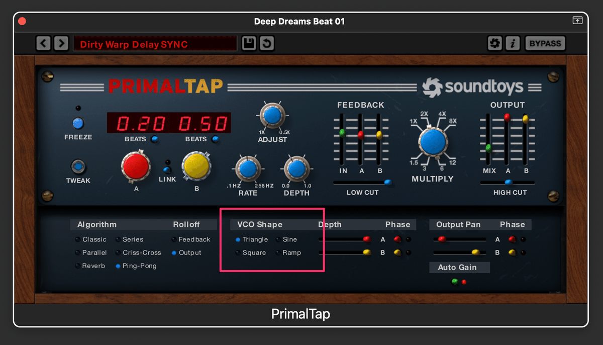 無限の可能性を秘めたディレイプラグイン！SoundToys PrimalTap