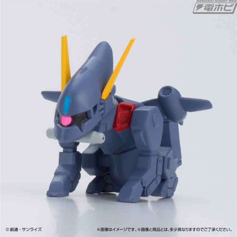 お座りポーズが可愛い「まちぼうけ ガンダム」第2弾！シャア専用