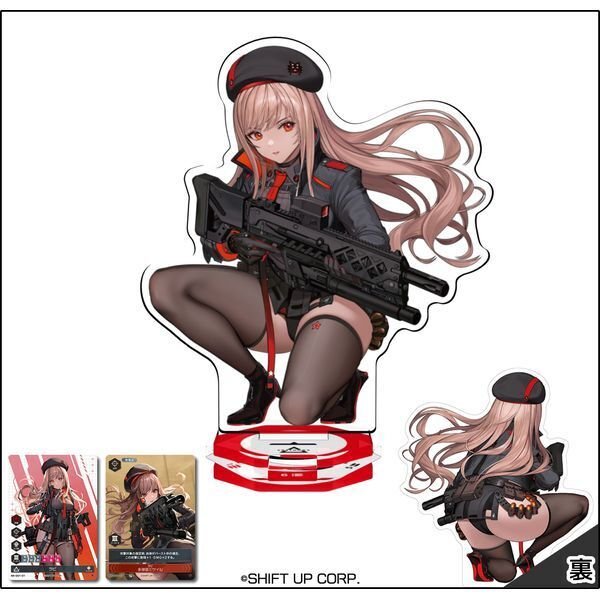 前から後ろから眺められる!『勝利の女神:NIKKE』のアクリル 前から後ろから眺められる!『勝利の女神:NIKKE』のアクリル