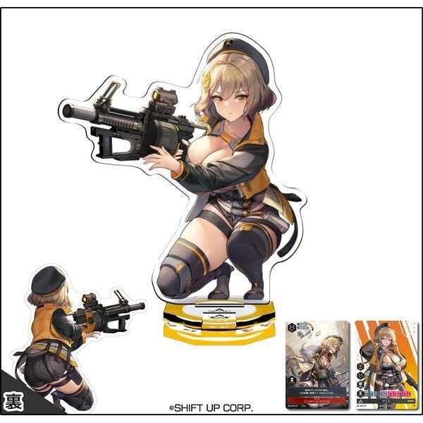 前から後ろから眺められる!『勝利の女神:NIKKE』のアクリル 前から後ろから眺められる!『勝利の女神:NIKKE』のアクリル