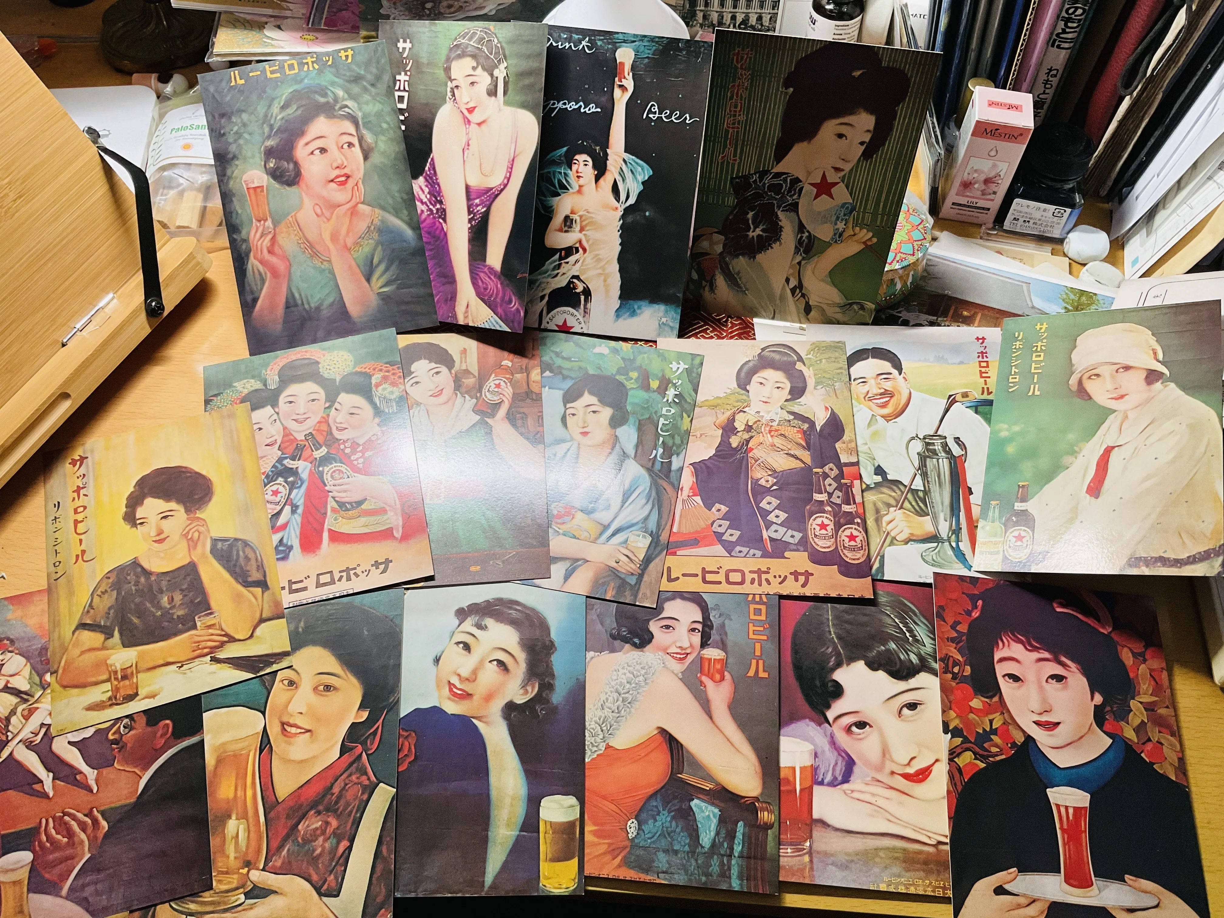 明治大正昭和。。。美人絵葉書を眺めて。｜万葉
