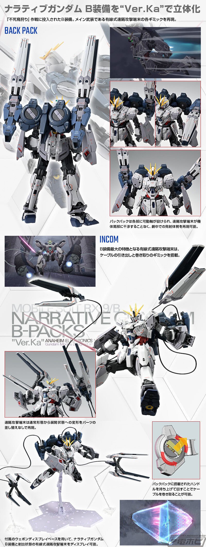 ガンプラ「MG ナラティブガンダム B装備 Ver.Ka」が商品化決定 ガンプラ「MG ナラティブガンダム B装備 Ver.Ka」が商品化決定