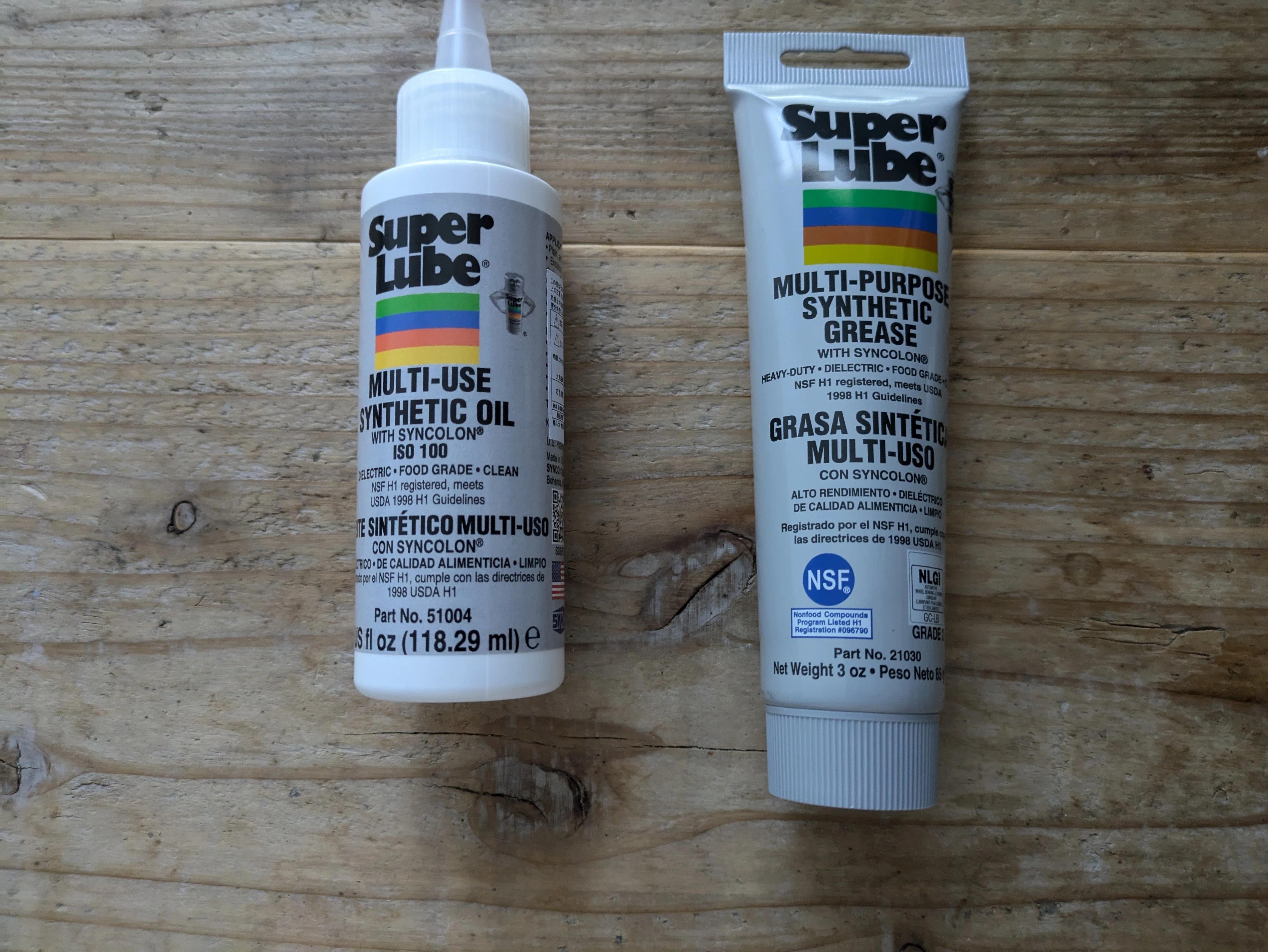 スーパールブ 多目的グリス(85g)＆オイル(118ml) PTFE 潤滑油 Super 