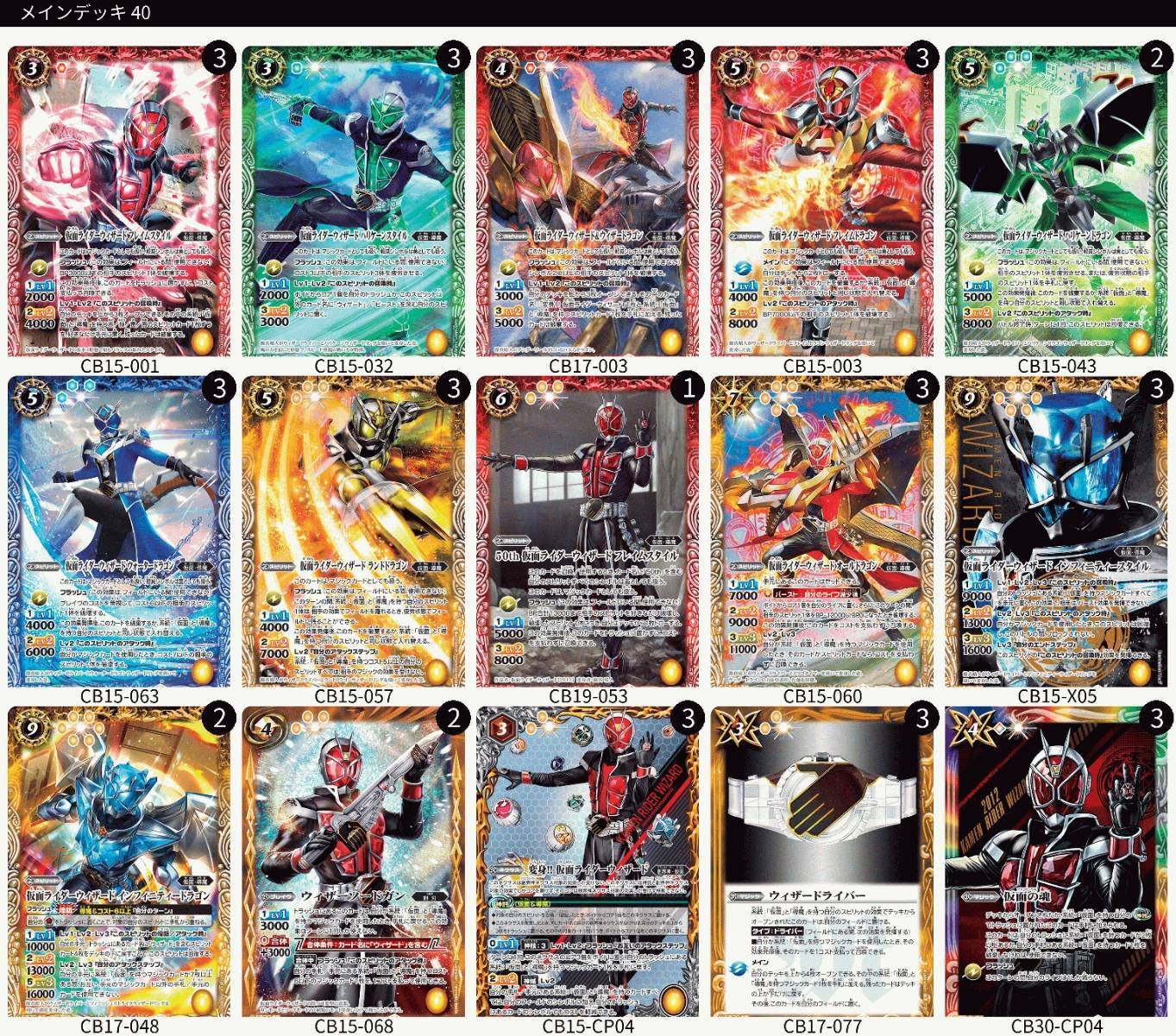 さあ、ショータイムだ!【仮面ライダーウィザードデッキ紹介