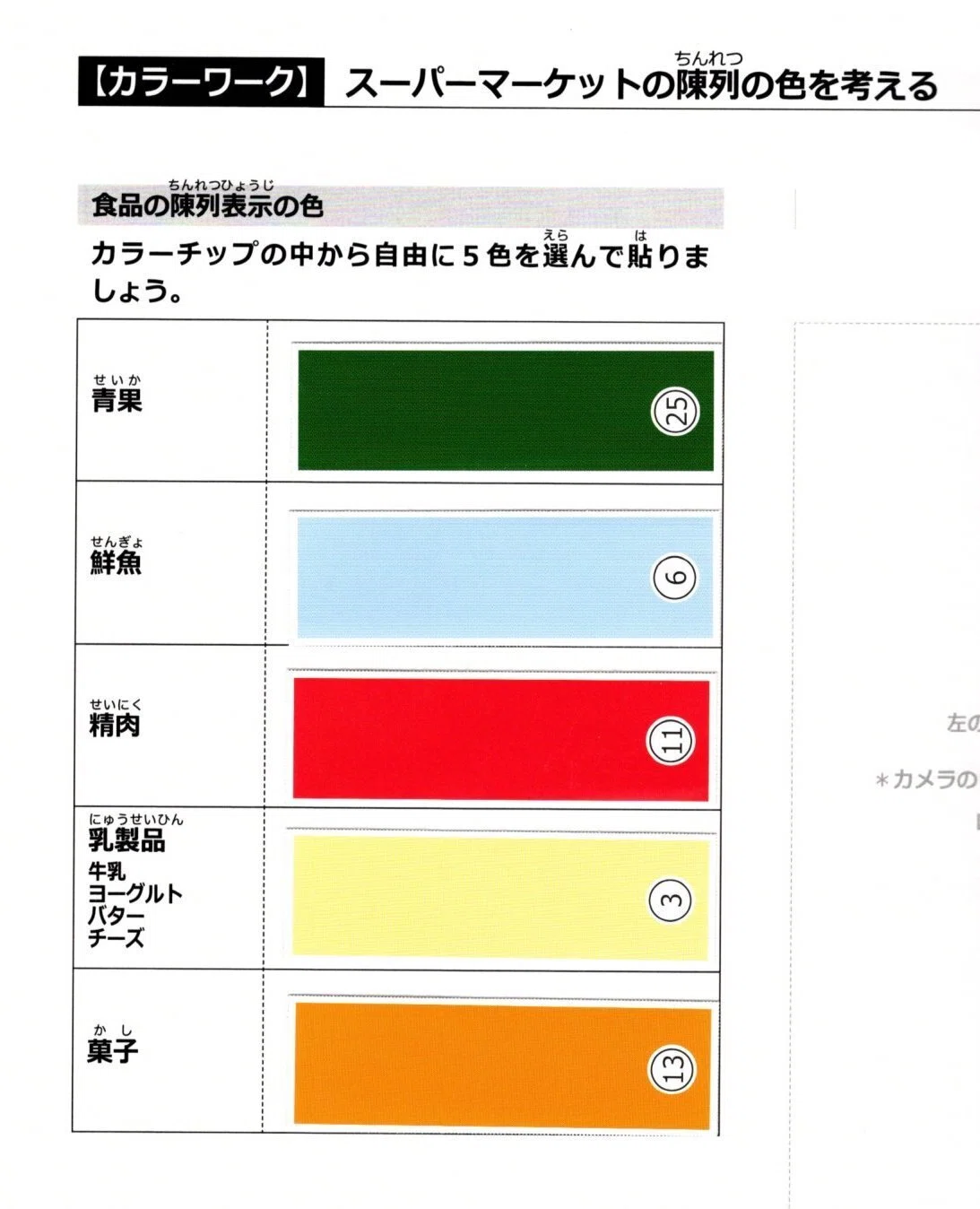 ゆな様　色味確認用 ユニバーサルな色分けにチャレンジ｜たま子✳︎晶