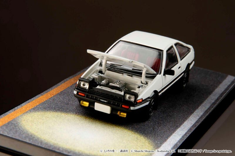 ボンネット開閉＆エンジン搭載！『頭文字D』トヨタ・AE86の