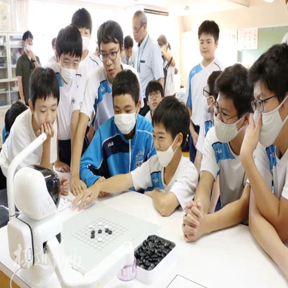 囲碁普及への思いと人間らしく楽しむ姿を目指す【SenseRobotGo寄贈