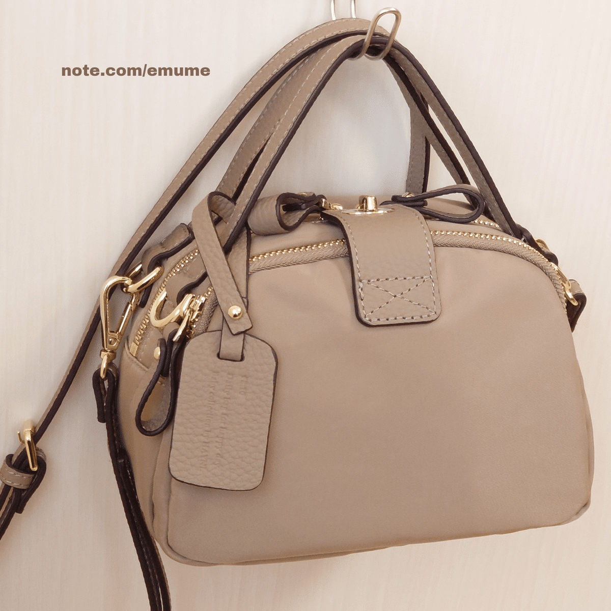 HAYNI ナイロンバッグ はっ水 撥水 2way ベイビーナイロンロシェ