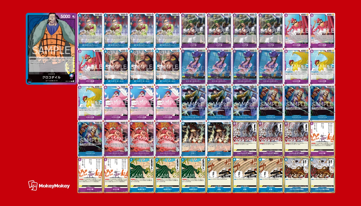Blue-Purple Crocodile Deck (13) [CROSS GUILD]｜Yuya. S