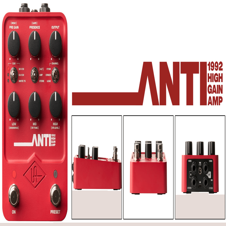 モダン・メタルを定義する狂気のトーン「UAFX ANTI 1992 High Gain Amp