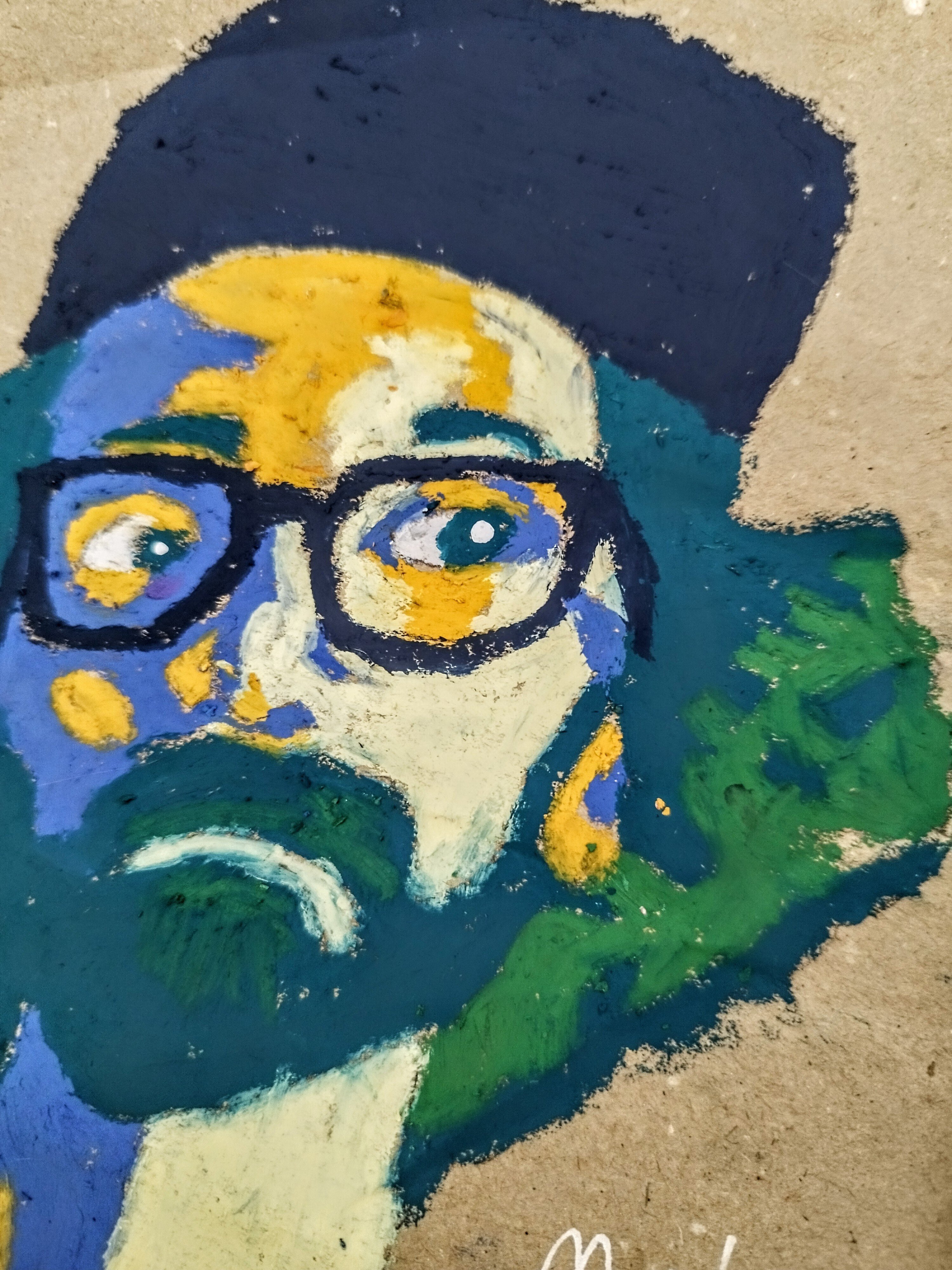 オイルパステル】成長は心に秘めて。｜森脇由宇のなんやかんや