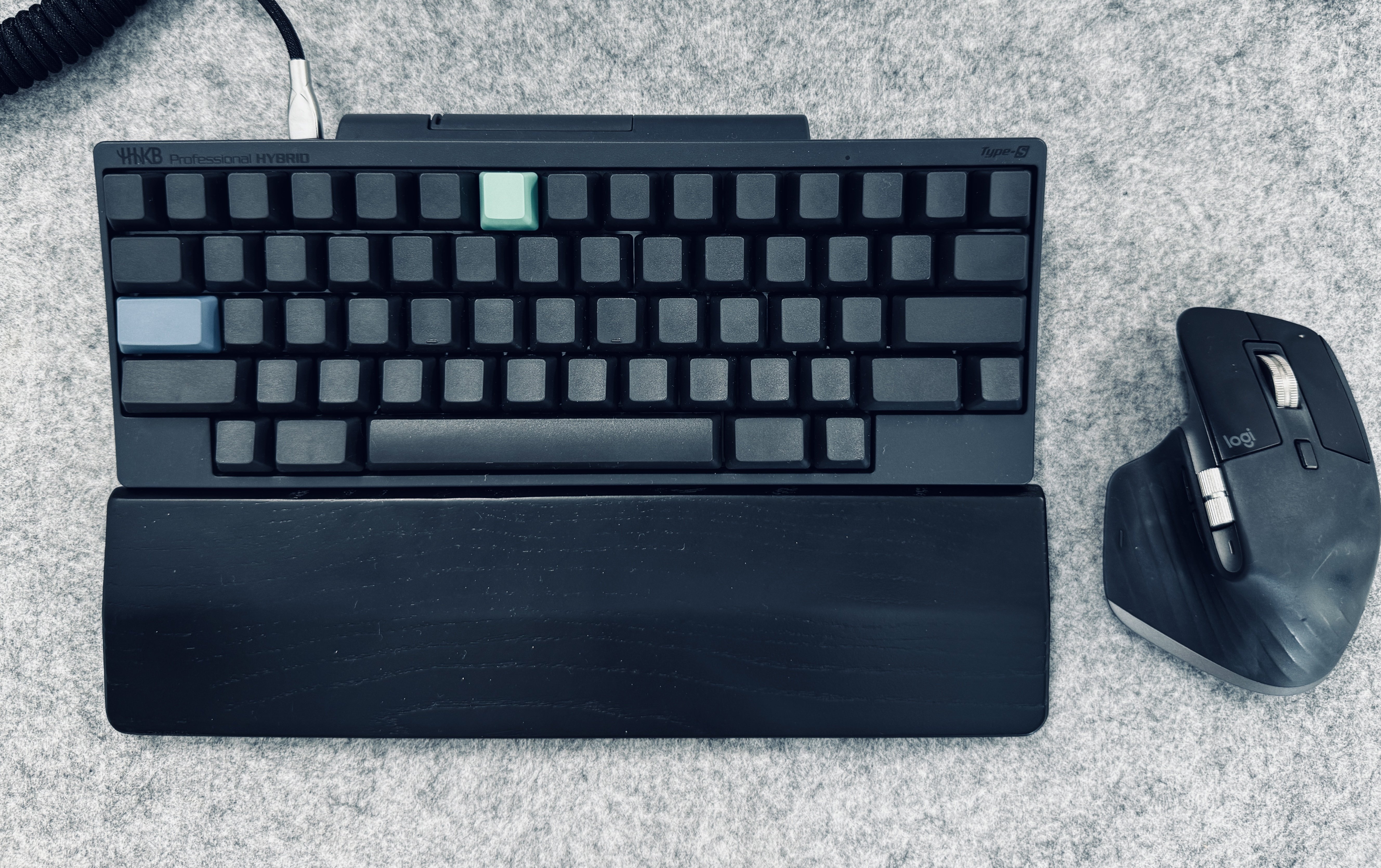 HHKB 染色キートップ　暗緑（仮）8個　無刻印 HHKB 染色キートップ「藤」 無刻印 英語配列 矢印キー 四点