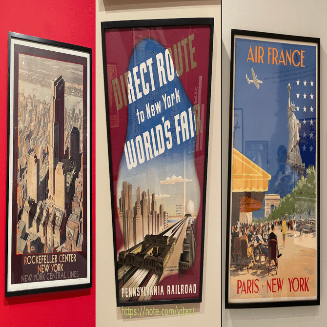 夢の街「ニューヨーク」の旅行ポスター展｜シン・ニューヨーカー🗽の気