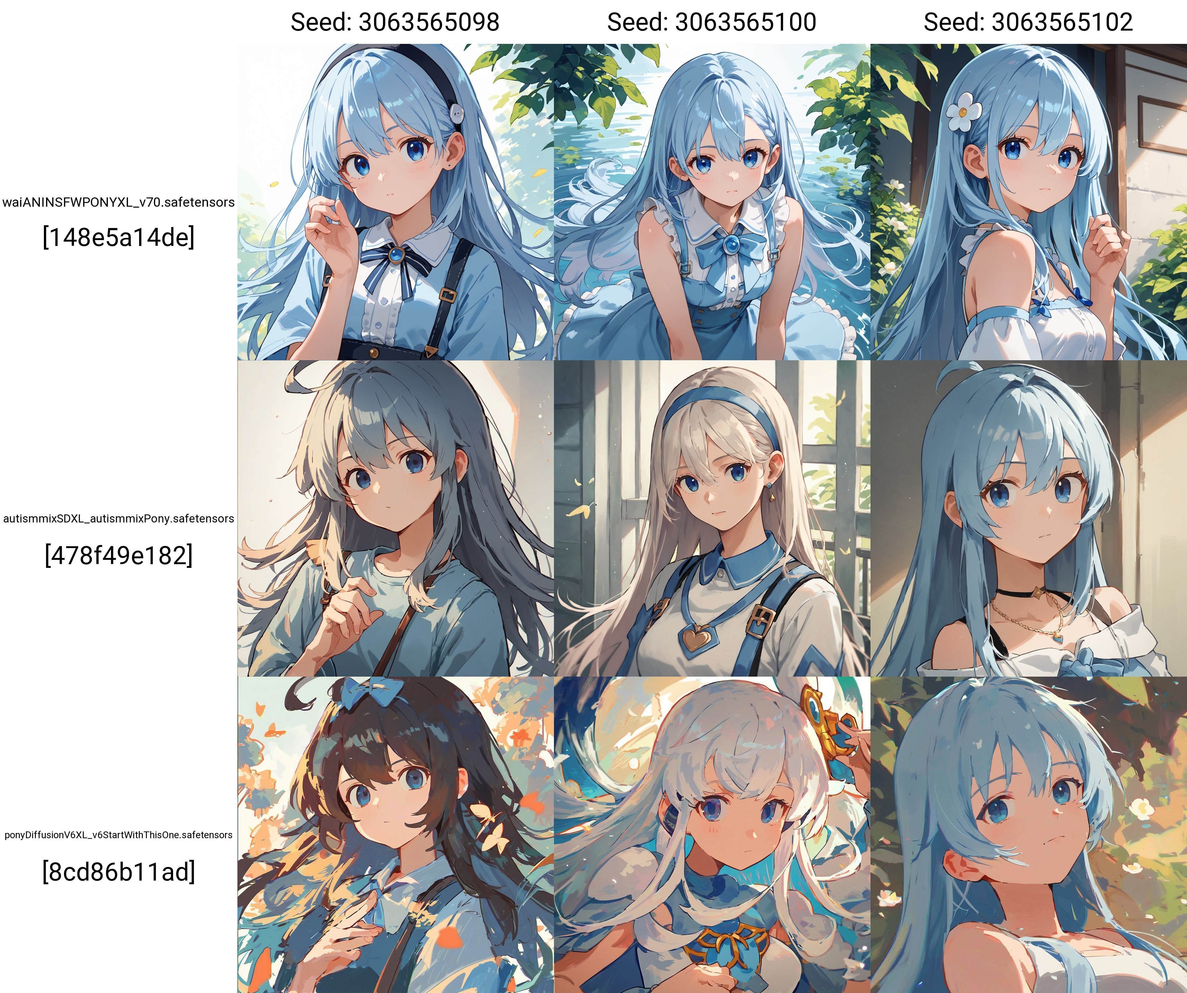 Pony Diffusion研究12 隠し三文字タグ oaa-ozz, paa-pzz｜みし