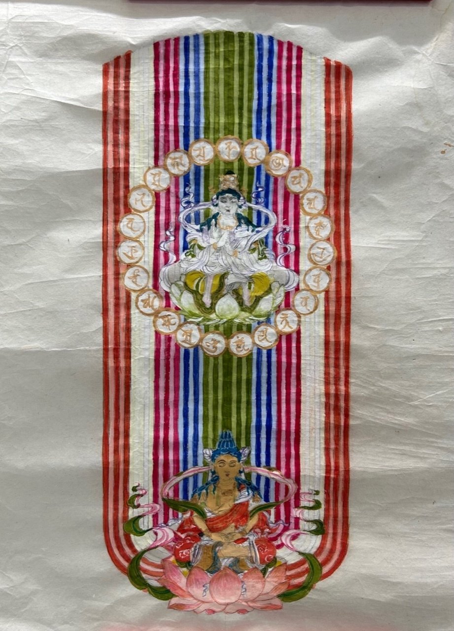 仏教曼荼羅アート 大きなフレーム　曼荼羅 大日如来曼荼羅】 絵画 kitatik 通販 15411643｜Creema(クリーマ)