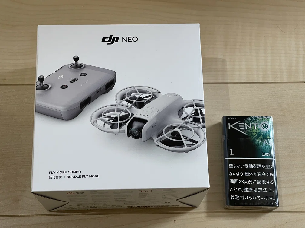 ドローン（未開封） 我が家にもDJI NEOが到着｜かわちゃ（かわちゃドローン）