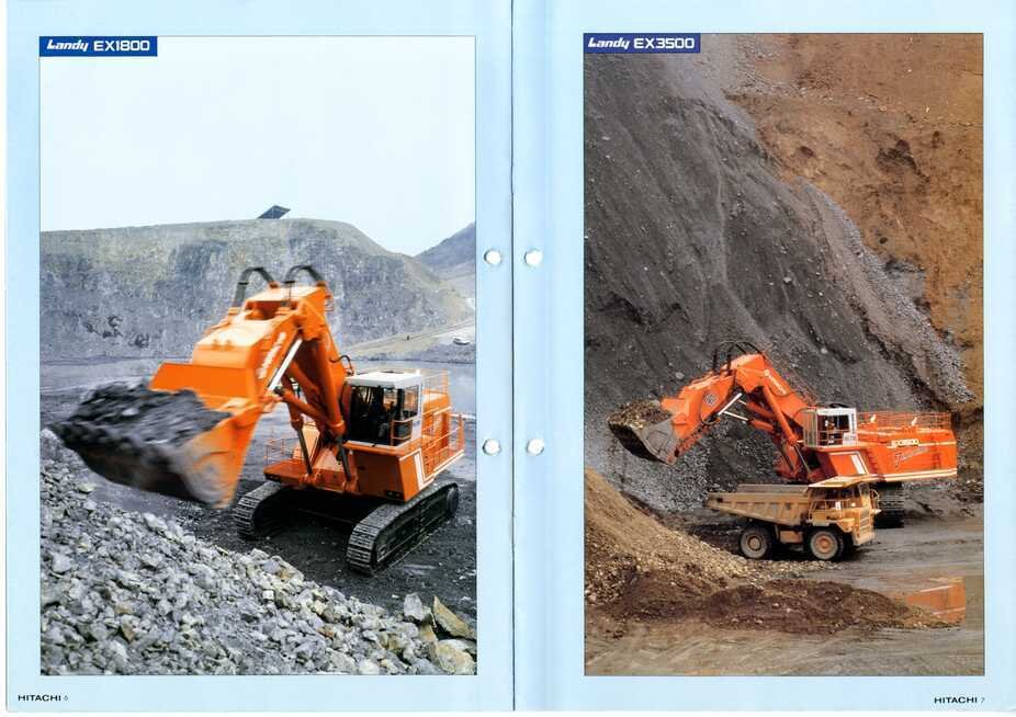 日立建機 EX300/EX400/EX700/EX1000/EX1800/EX3500 Landy 大型