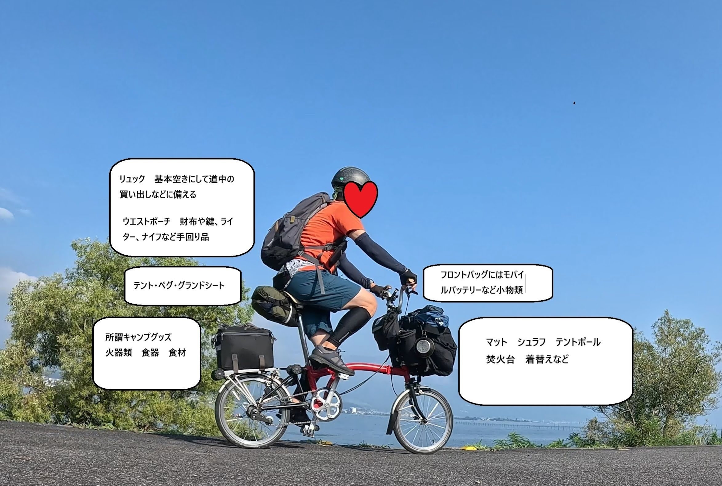 ブロンプトン キャンプツーリング仕様に｜アンジー